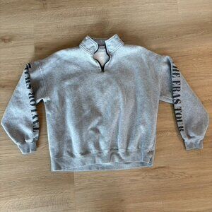 Taylor Swift The Eras Tour Official Merch Quarter Zip Pullover Medium